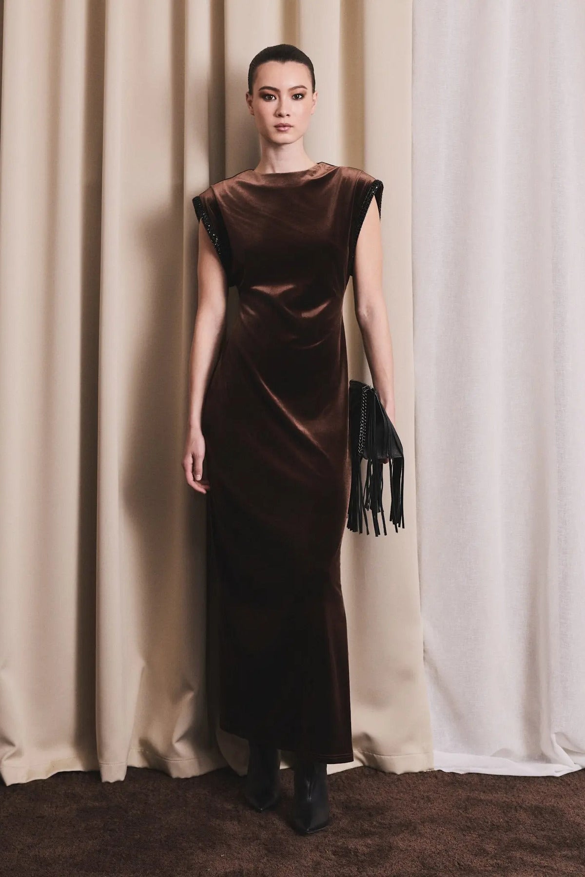Sunset Velour Dress